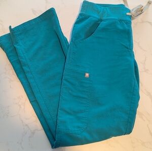 Figs Kade Cargo Scrub Pants Teal xxs/p